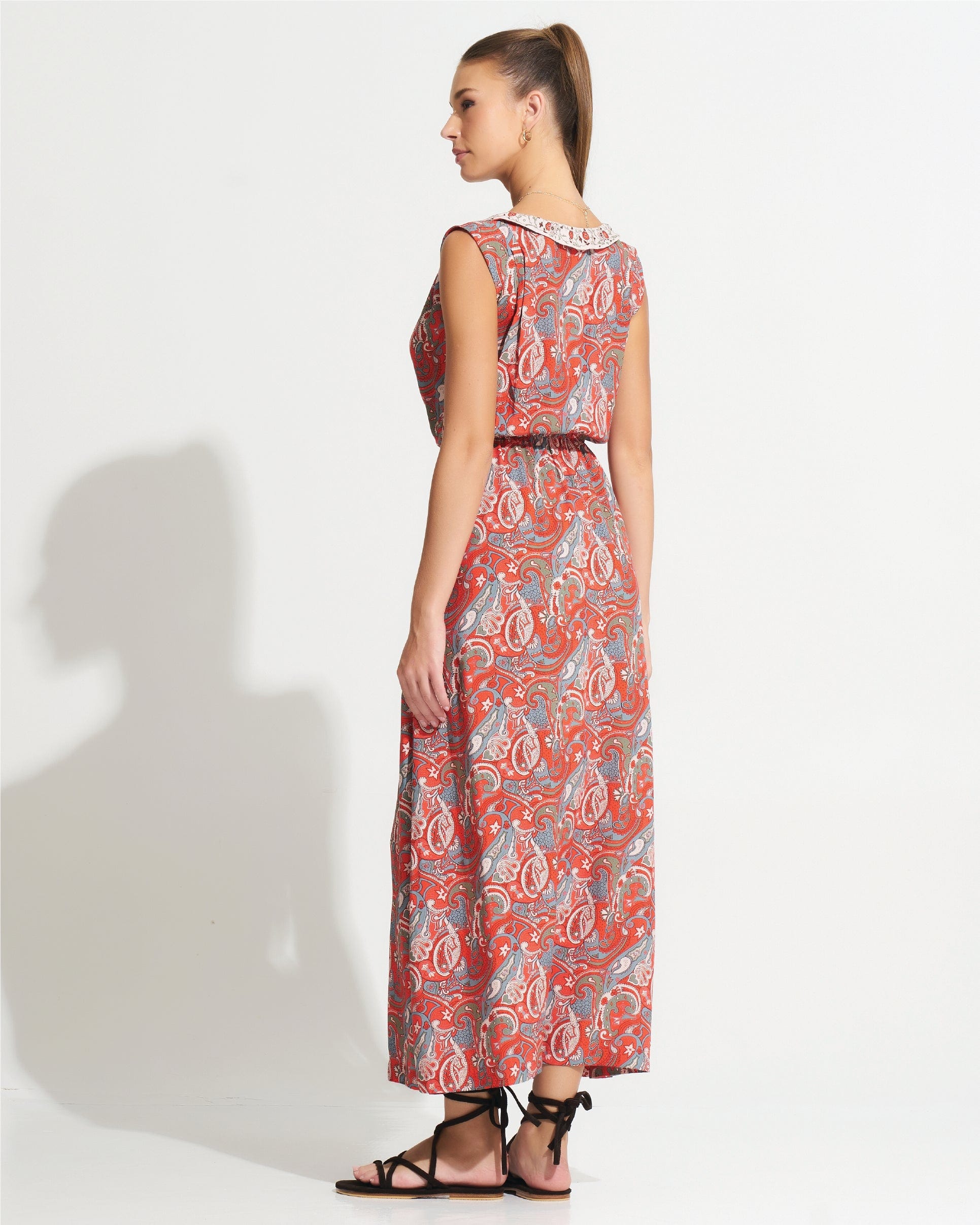 Morrato Maxi Dress Jewel Maxi Dress Daviana Orange Red
