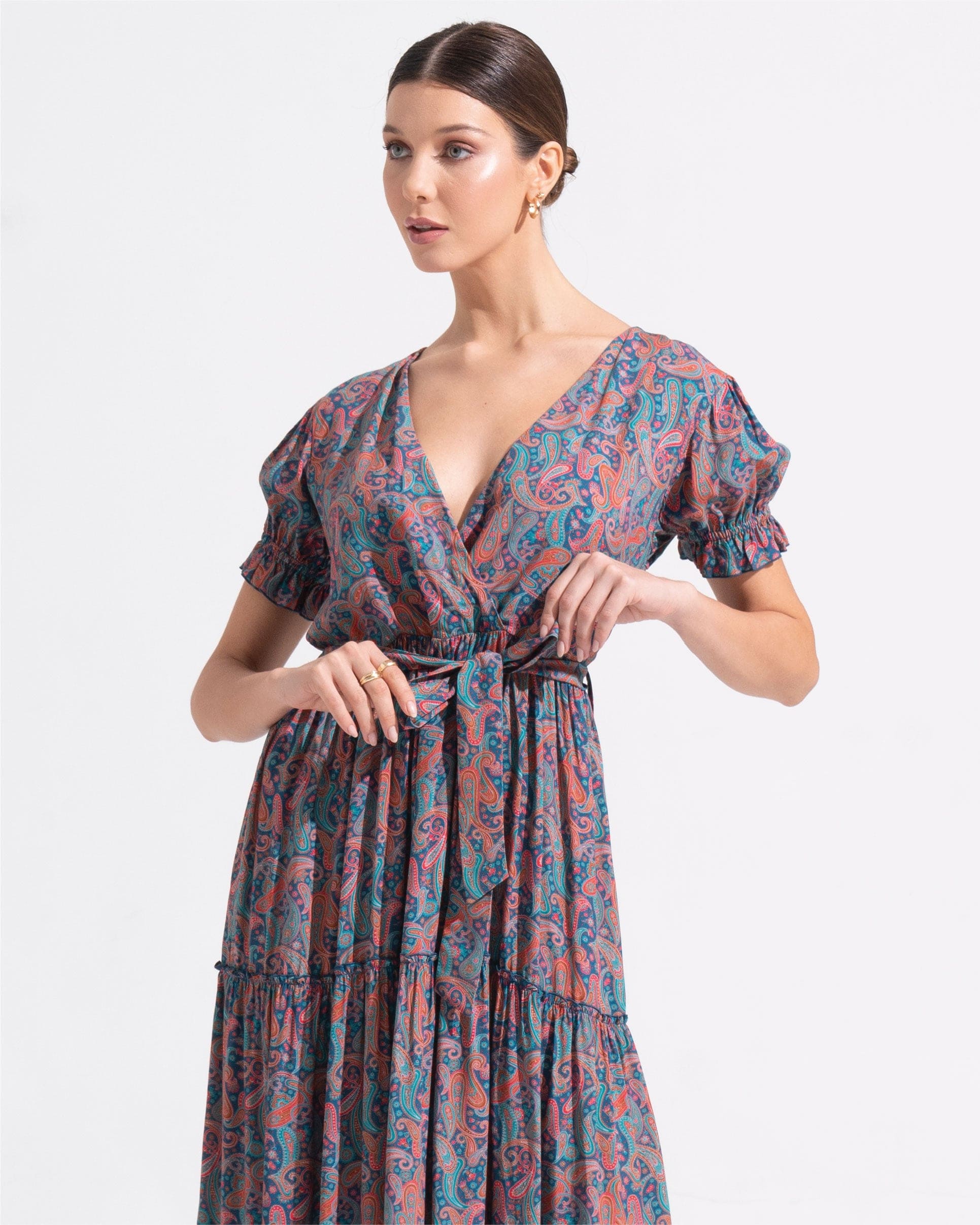 Morrato Maxi Dress Tiana Maxi Dress Maizey Sapphire
