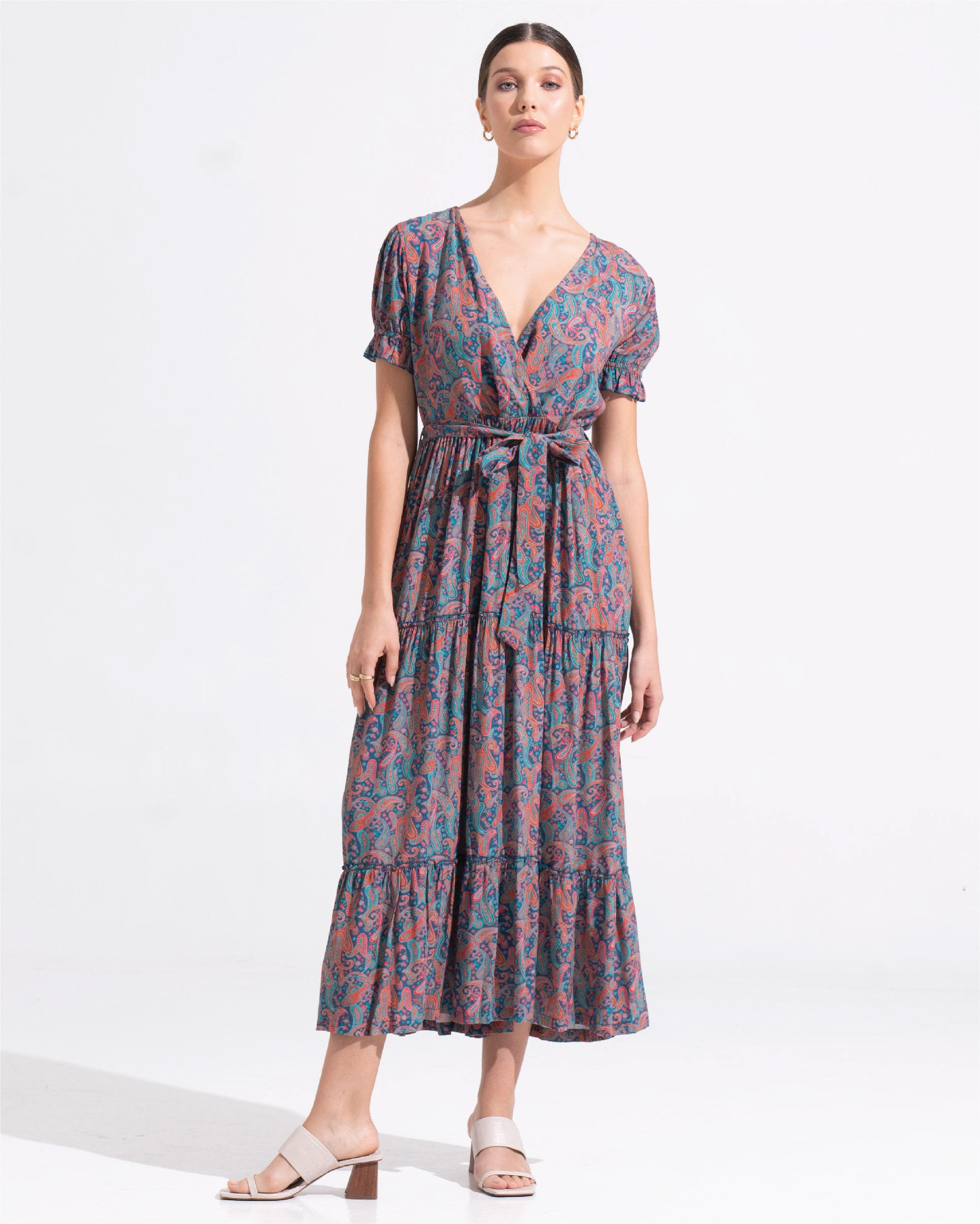 Morrato Maxi Dress Tiana Maxi Dress Maizey Sapphire