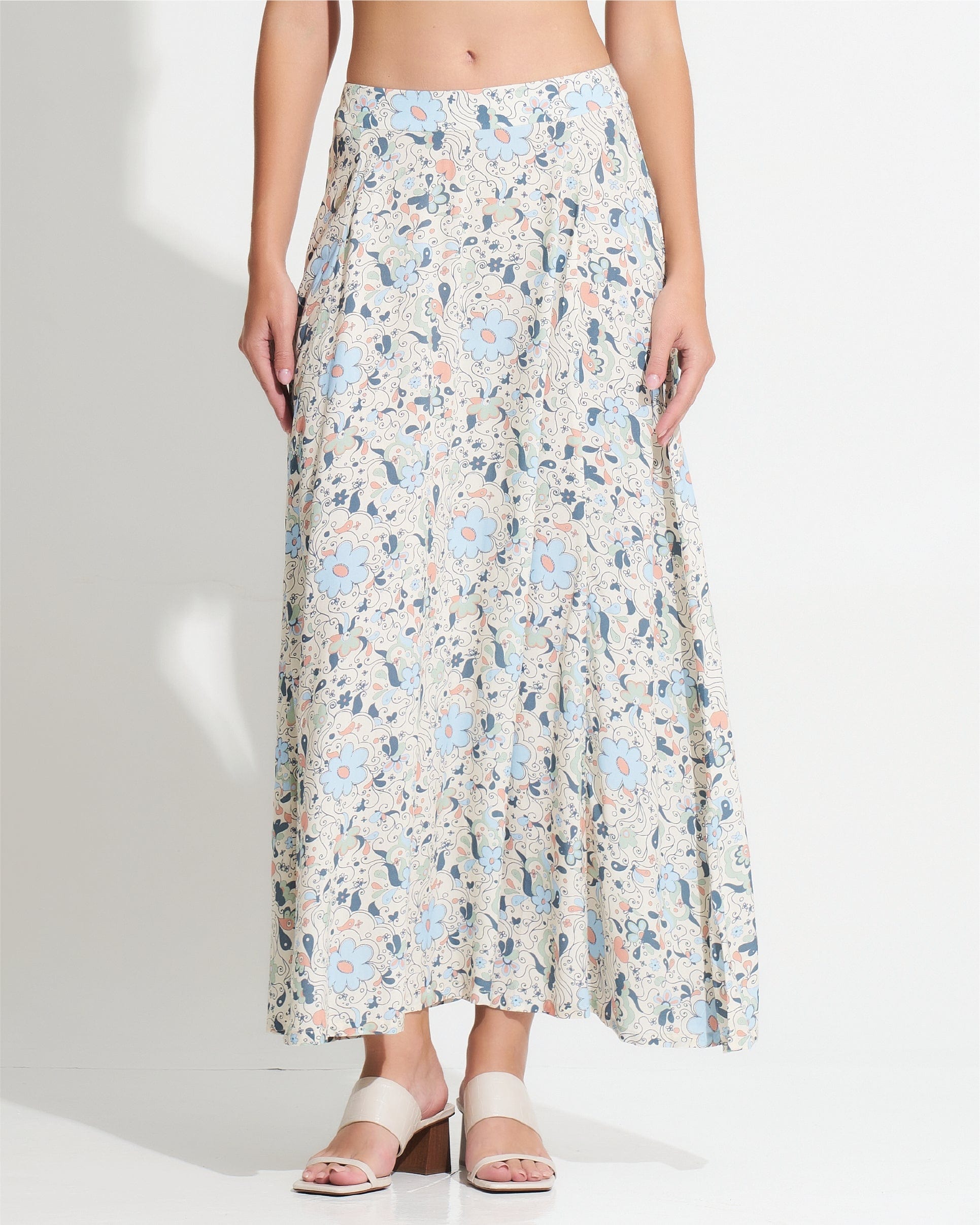 Morrato Maxi Skirt Amara Maxi Skirt Fleur Seashell