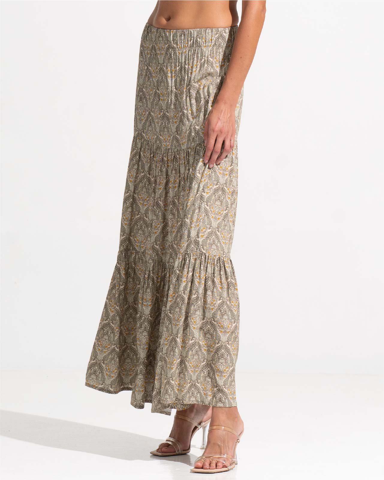 Morrato Maxi Skirt Estrella Maxi Skirt Primavera Parchment