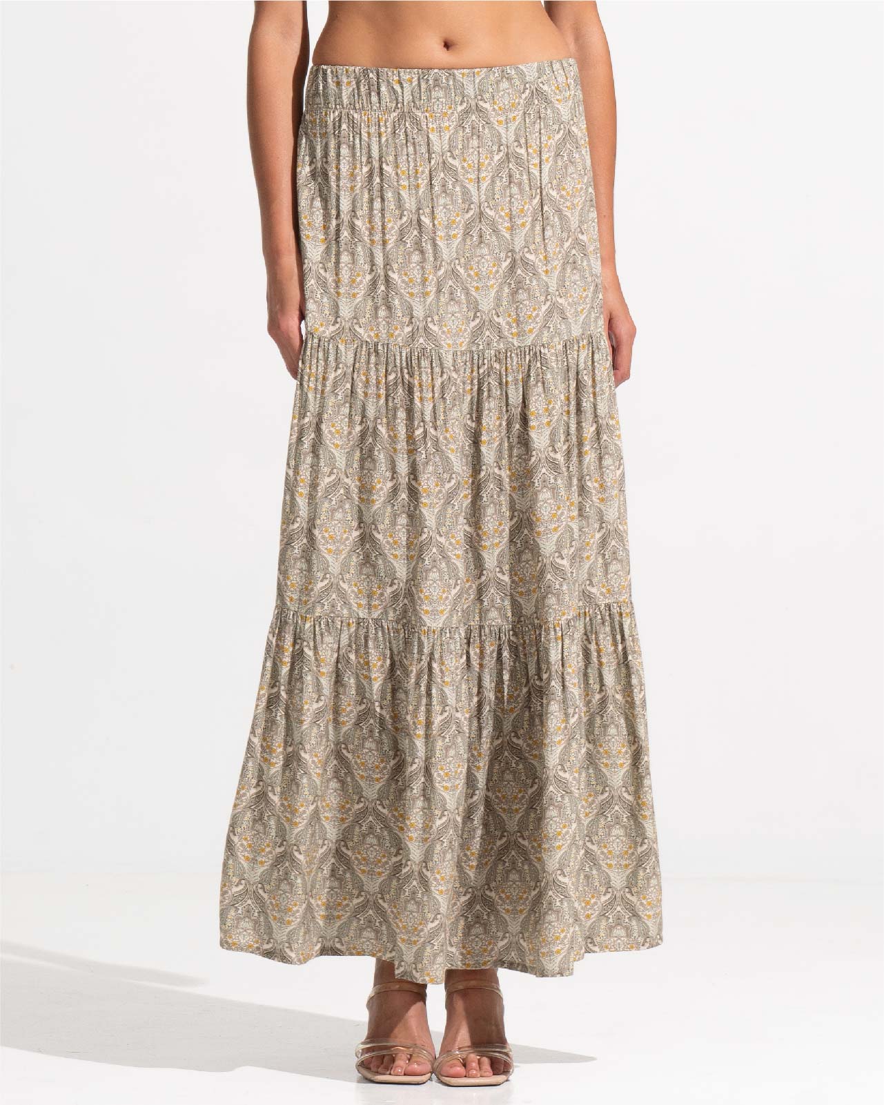Morrato Maxi Skirt Estrella Maxi Skirt Primavera Parchment