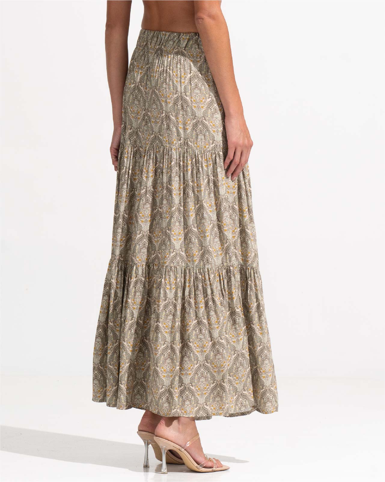 Morrato Maxi Skirt Estrella Maxi Skirt Primavera Parchment