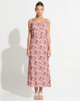 Morrato Midi Dress Heather Midi Dress Monsterra Pale Peach