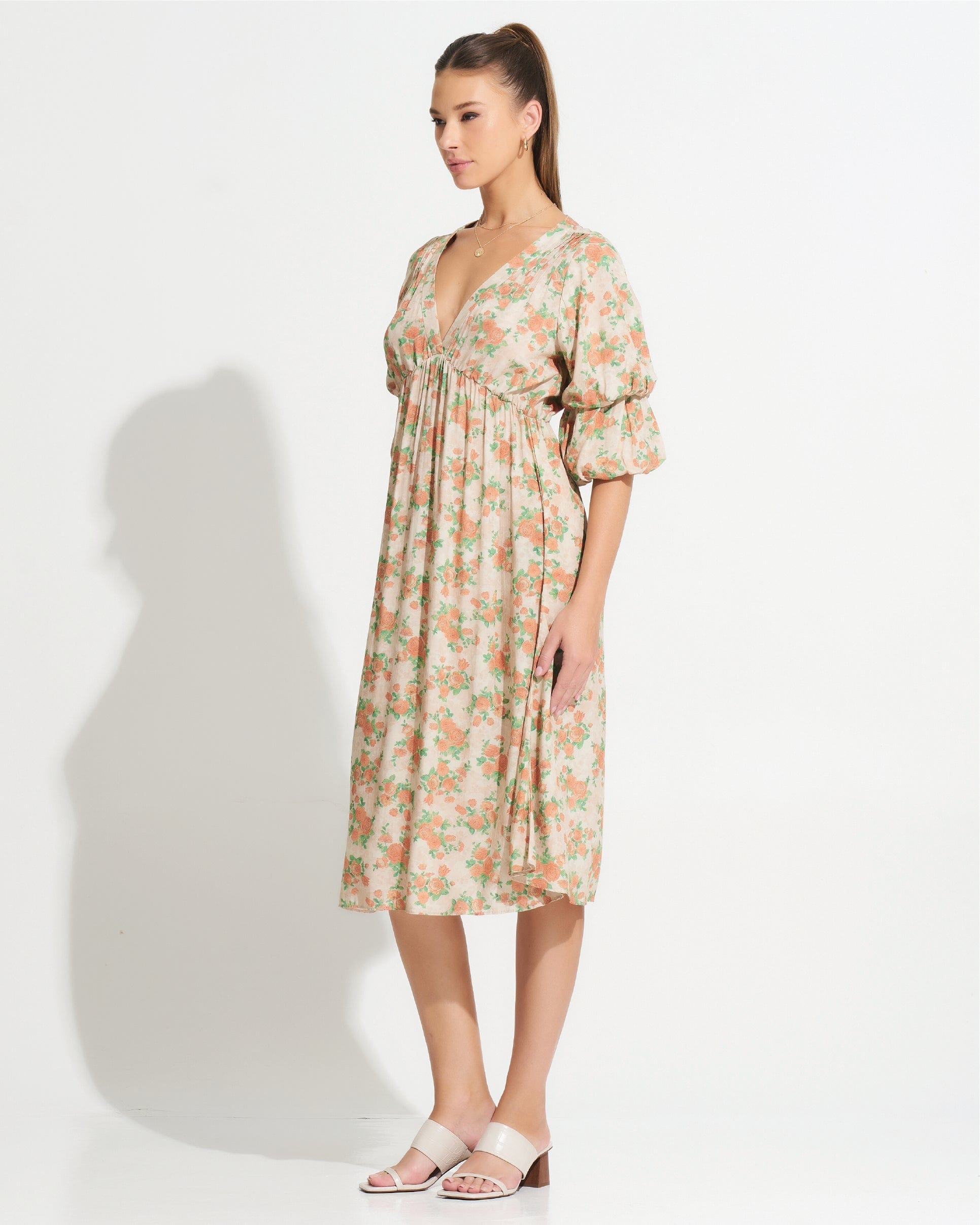 Morrato Midi Dress Myles Midi Dress Lucienne Dessert Mist