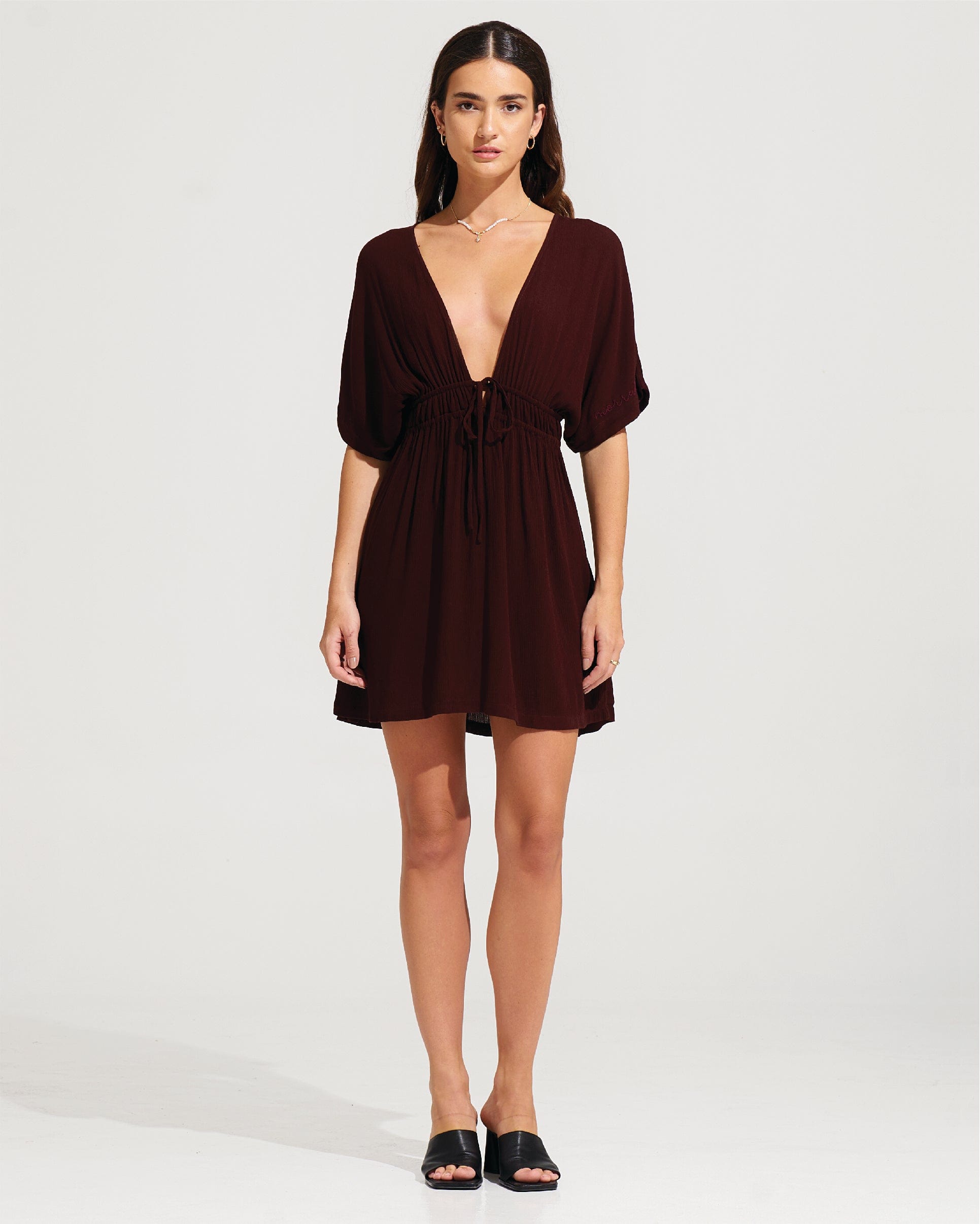 Morrato Mini Dress Dulce Mini Dress Rum Raisin