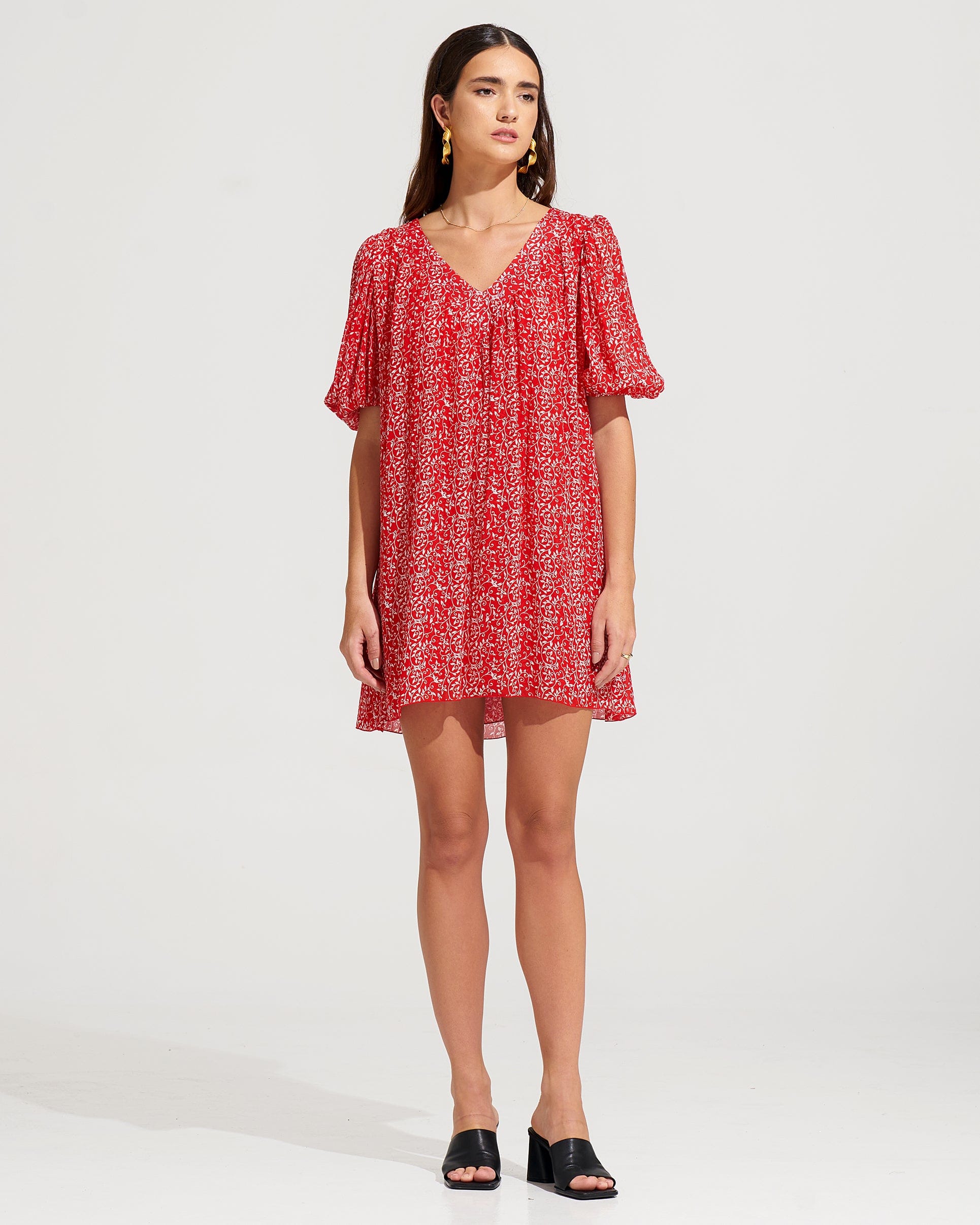 Morrato Mini Dress Eimaan Mini Dress Geneva Red