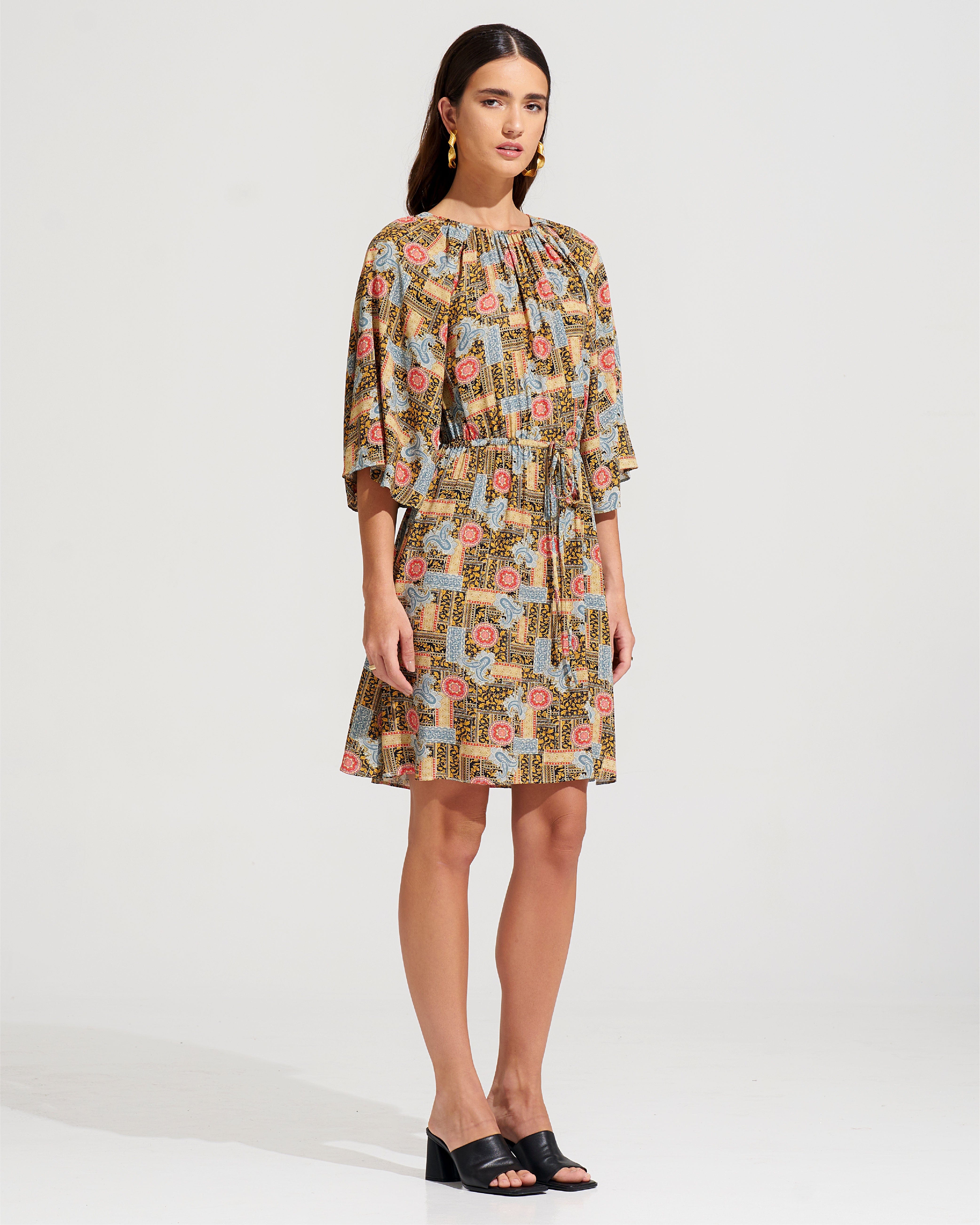 Morrato Mini Dress Essam Mini Dress Delfina Amber Gold