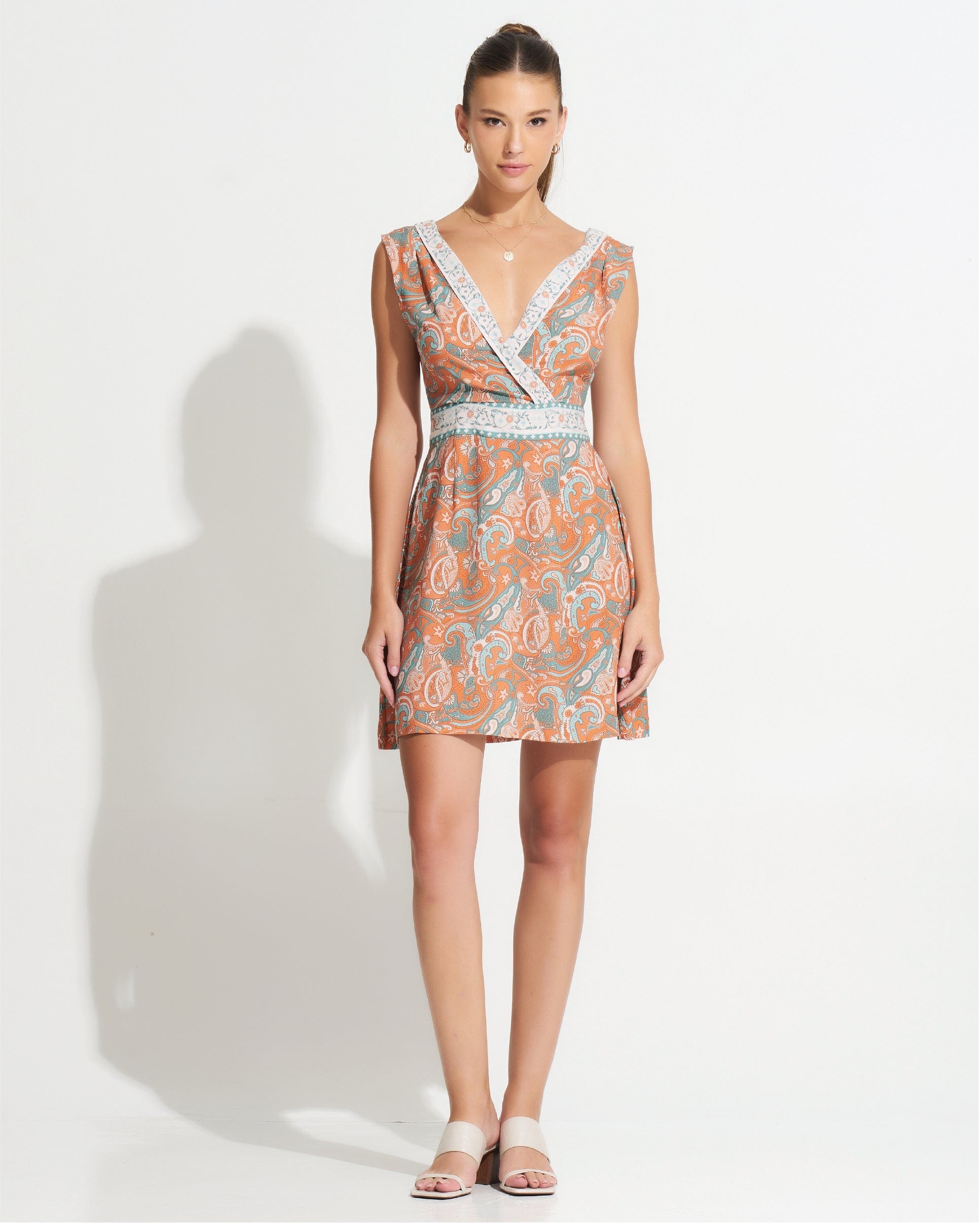 Morrato Mini Dress Jewel Mini Dress Daviana Tangerine