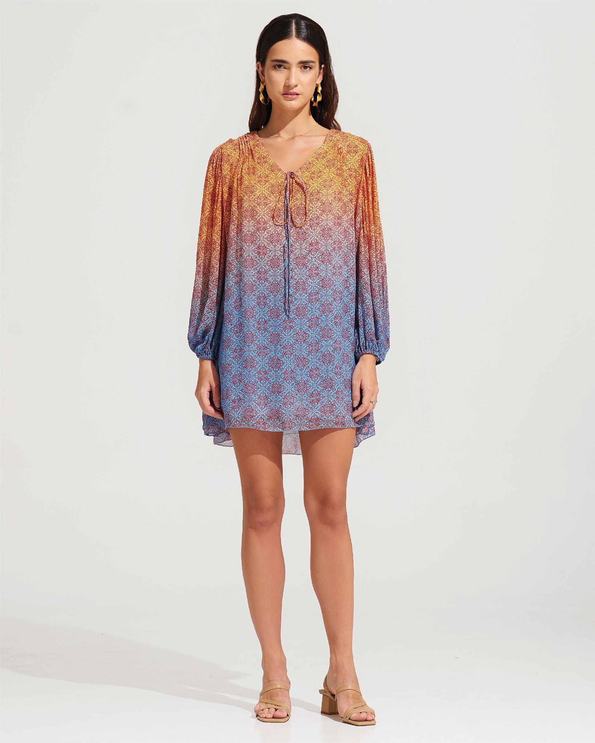 Morrato Mini Dress Mahnoor Mini Dress Ave Flam Sunrise
