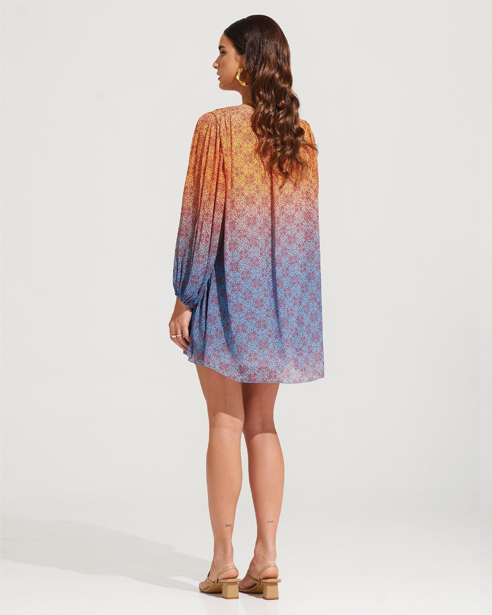 Morrato Mini Dress Mahnoor Mini Dress Ave Flam Sunrise
