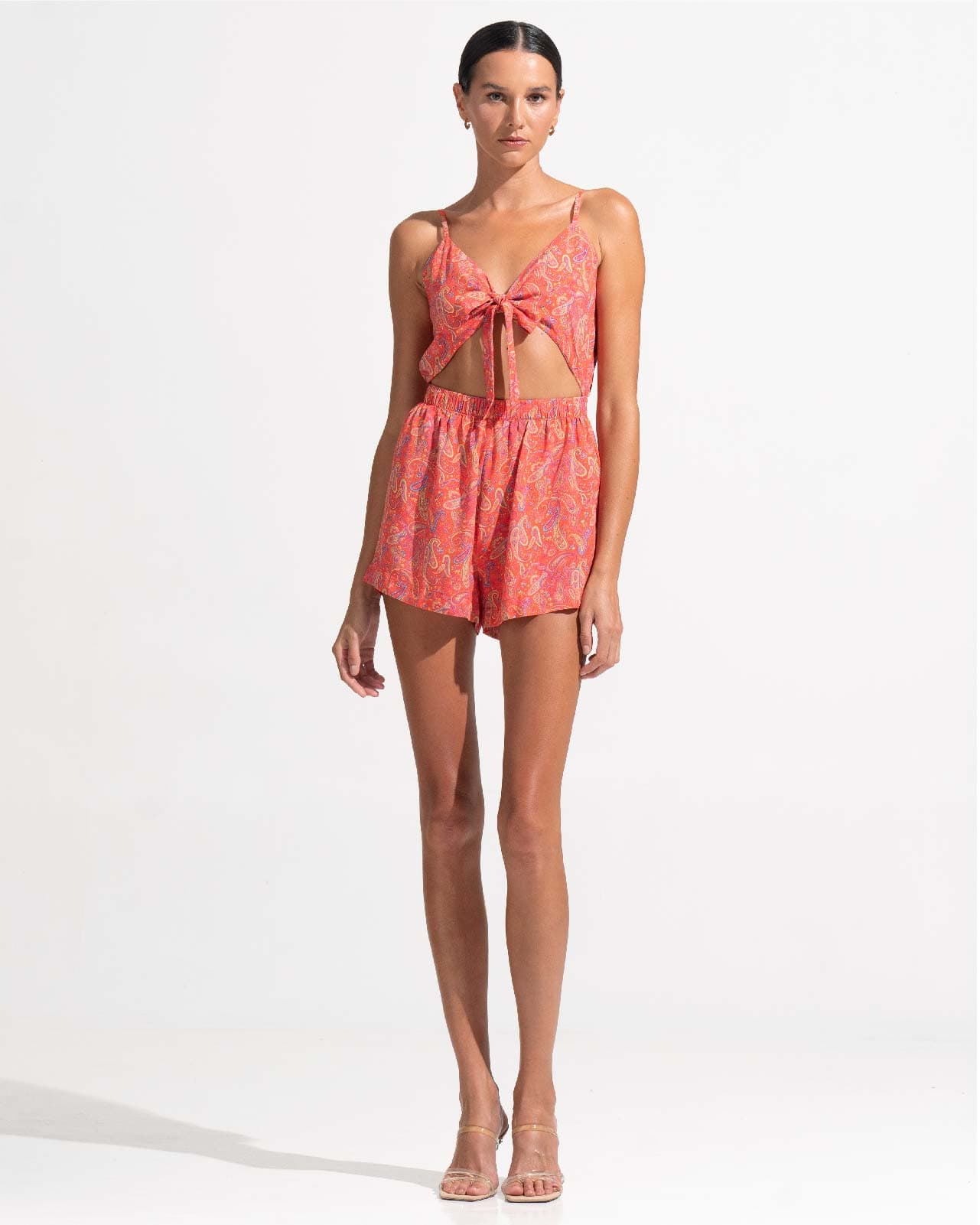 Morrato Playsuit Clarissa Playsuit Maizey Orange Red
