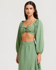 Morrato Top Brielle Top Basil