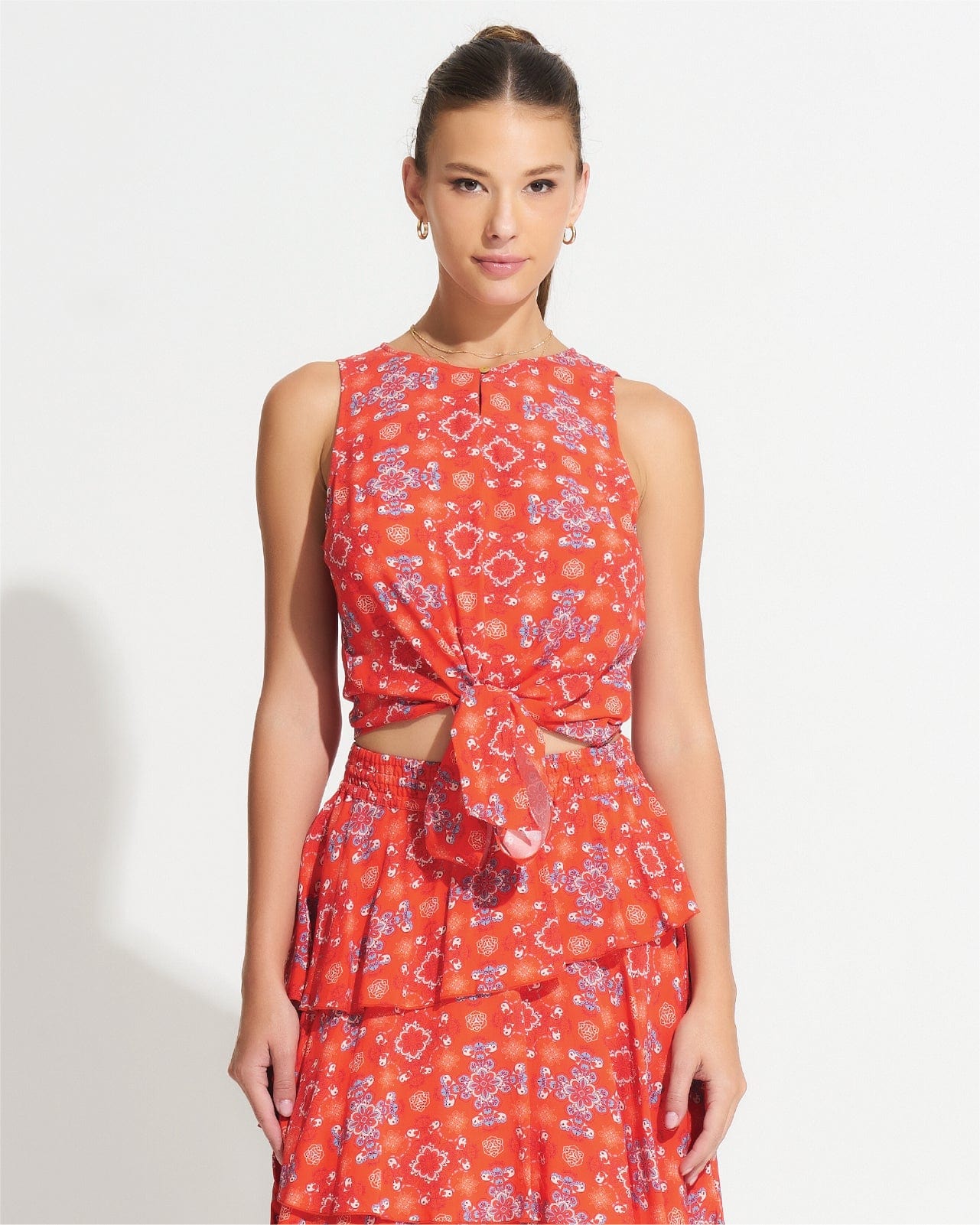 Morrato Top Calandra Sleeveless Top Crystal Tigerlily