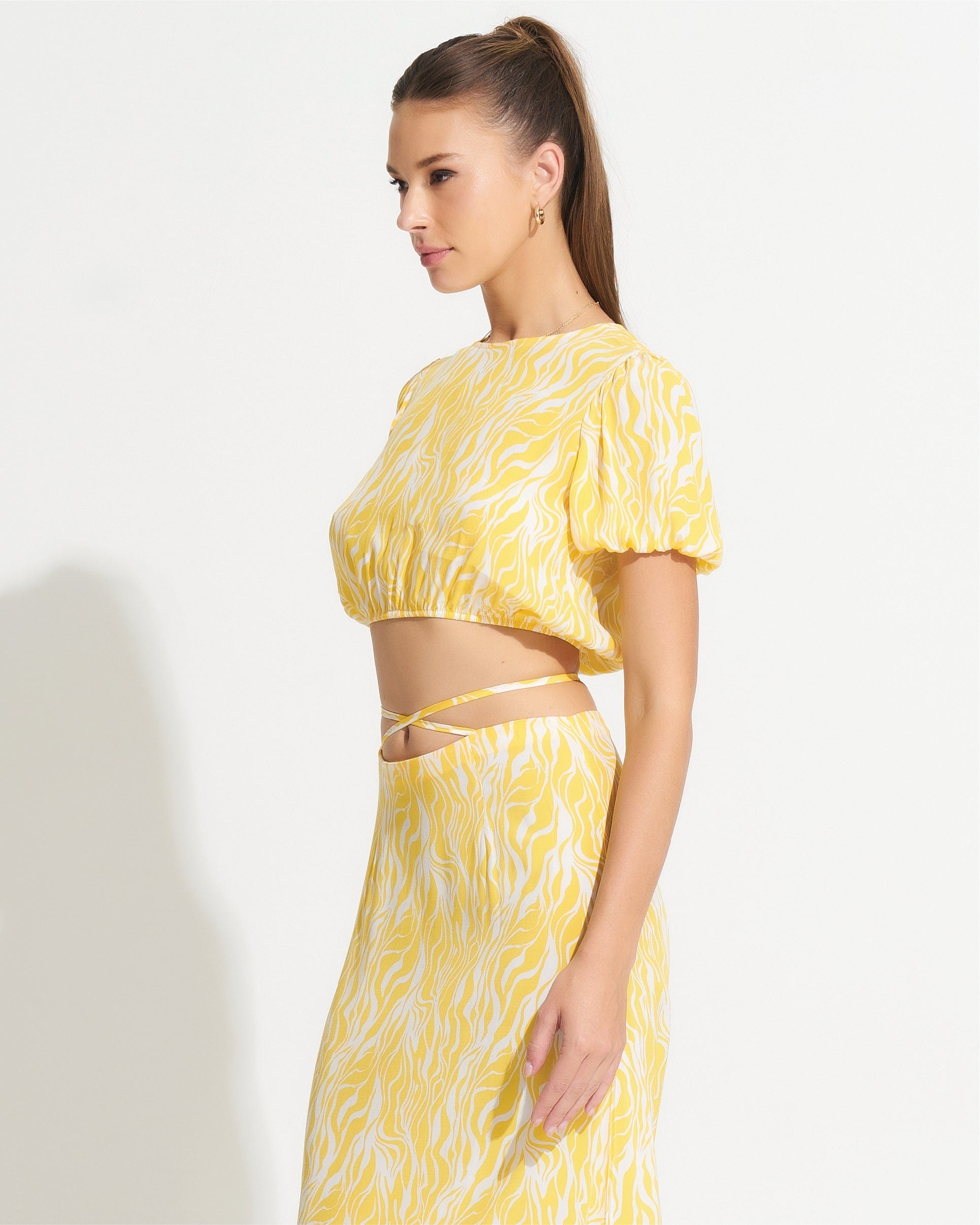 Morrato Top Canne Crop Top Rhiannon Aurora