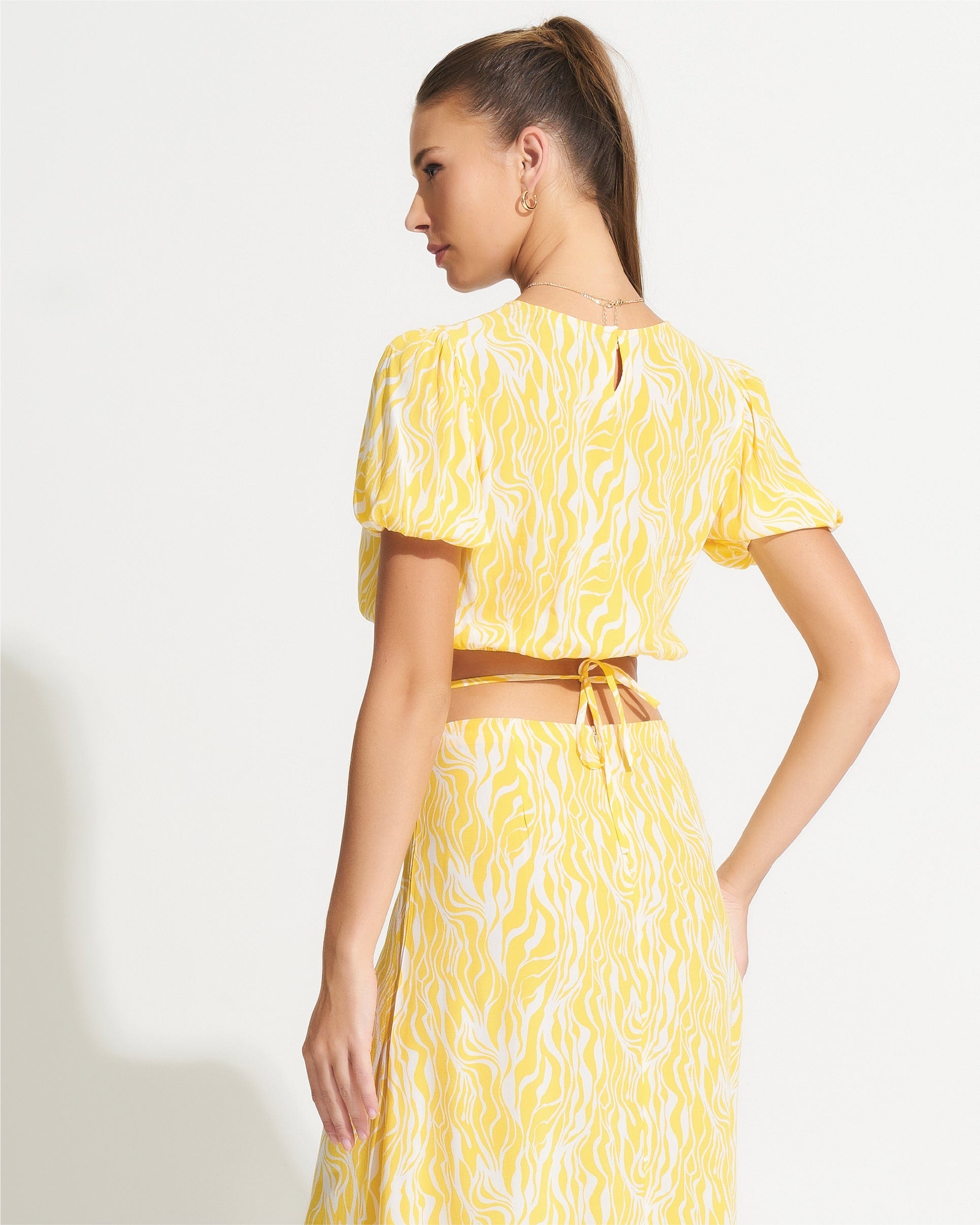 Morrato Top Canne Crop Top Rhiannon Aurora