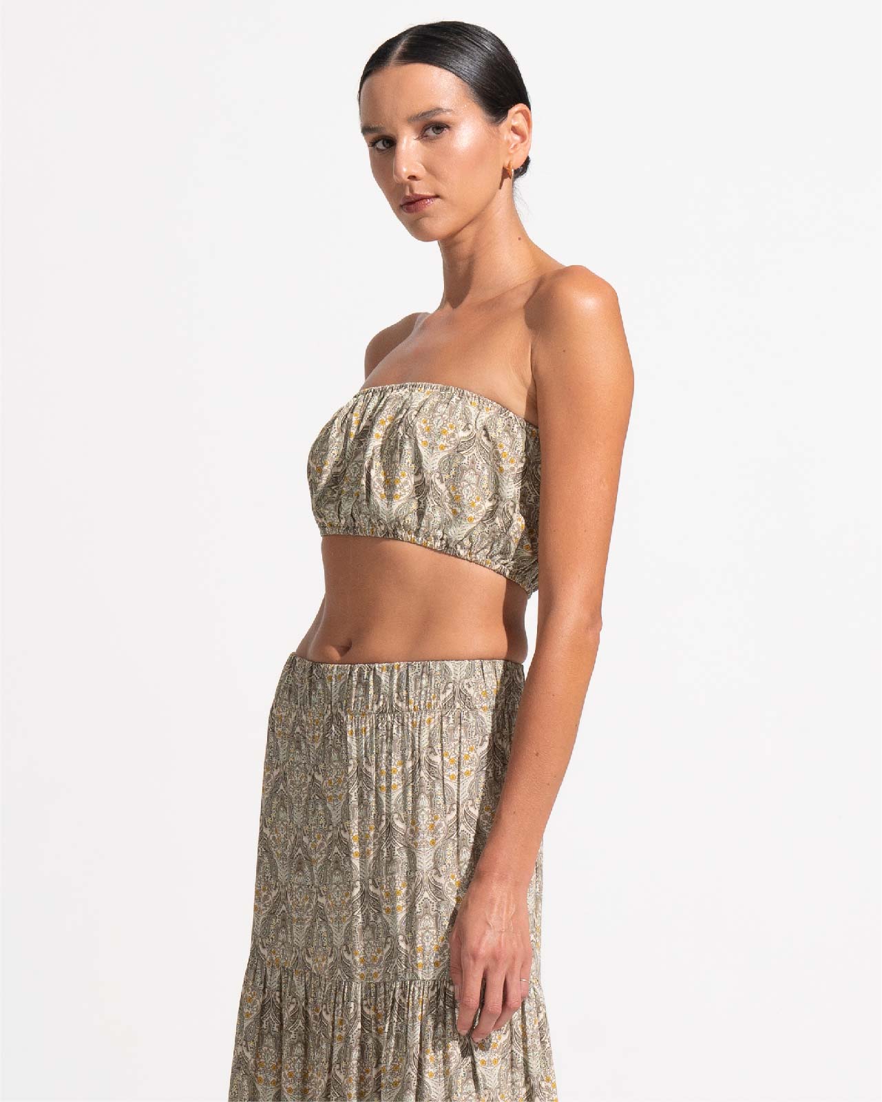 Morrato Top Estrella Bandeau Top Primavera Parchment