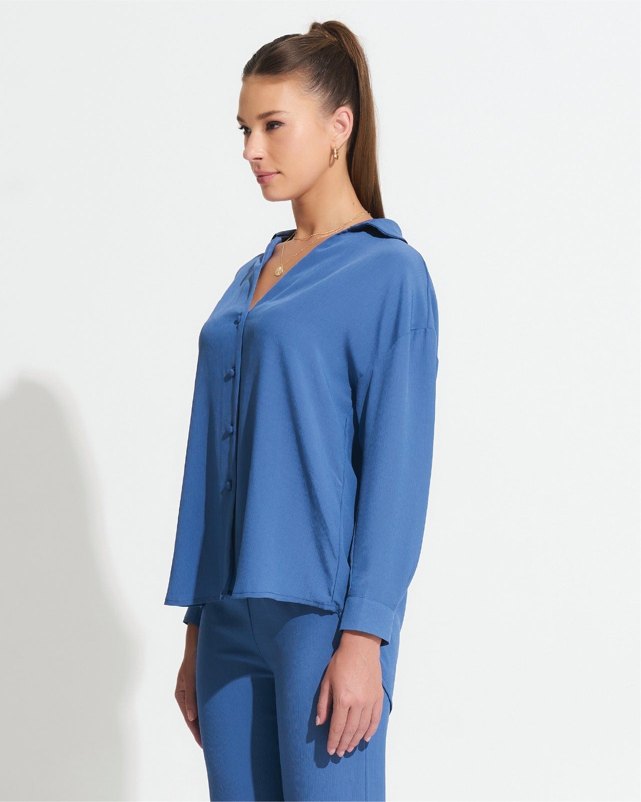 Morrato Top Mirrar Shirt Denim