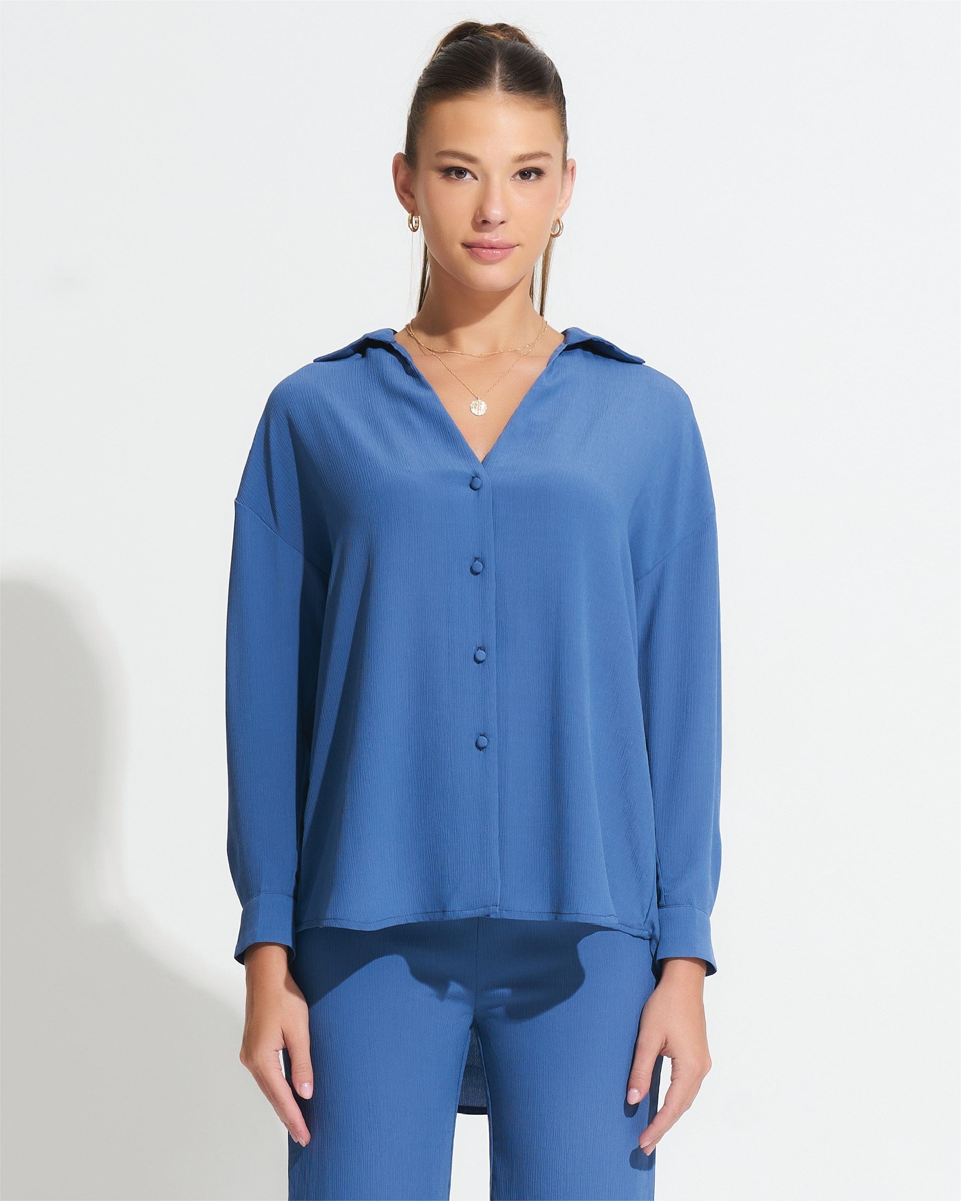 Morrato Top Mirrar Shirt Denim