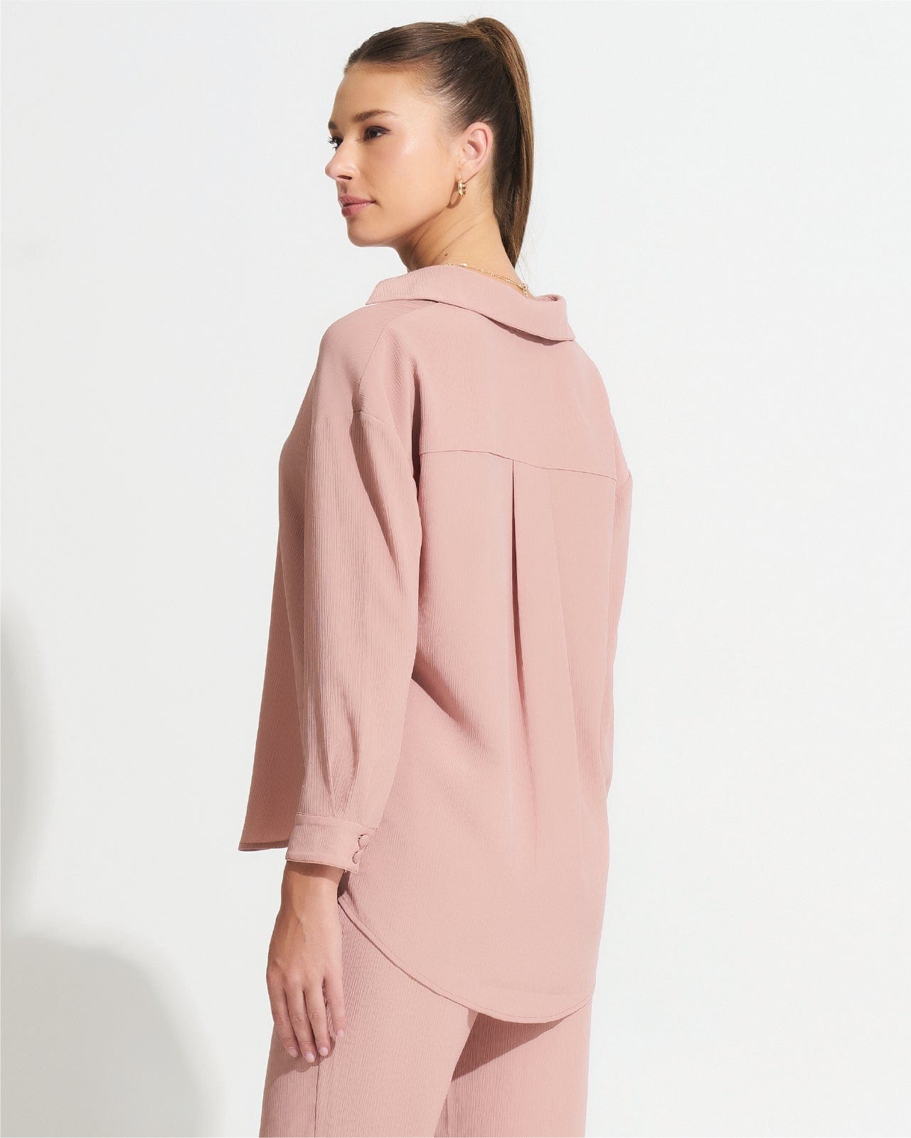 Morrato Top Mirrar Shirt Rose Tan