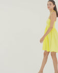 Salome Mini Dress Lemon