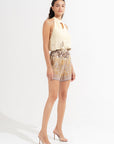 Cera Playsuit Clare Vanilla Custard