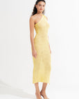 Elodie Midi Dress Lemon