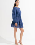 Faith Mini Dress Azure