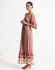 Eesha Maxi Dress Giina Red Ochre