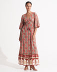Eesha Maxi Dress Giina Red Ochre