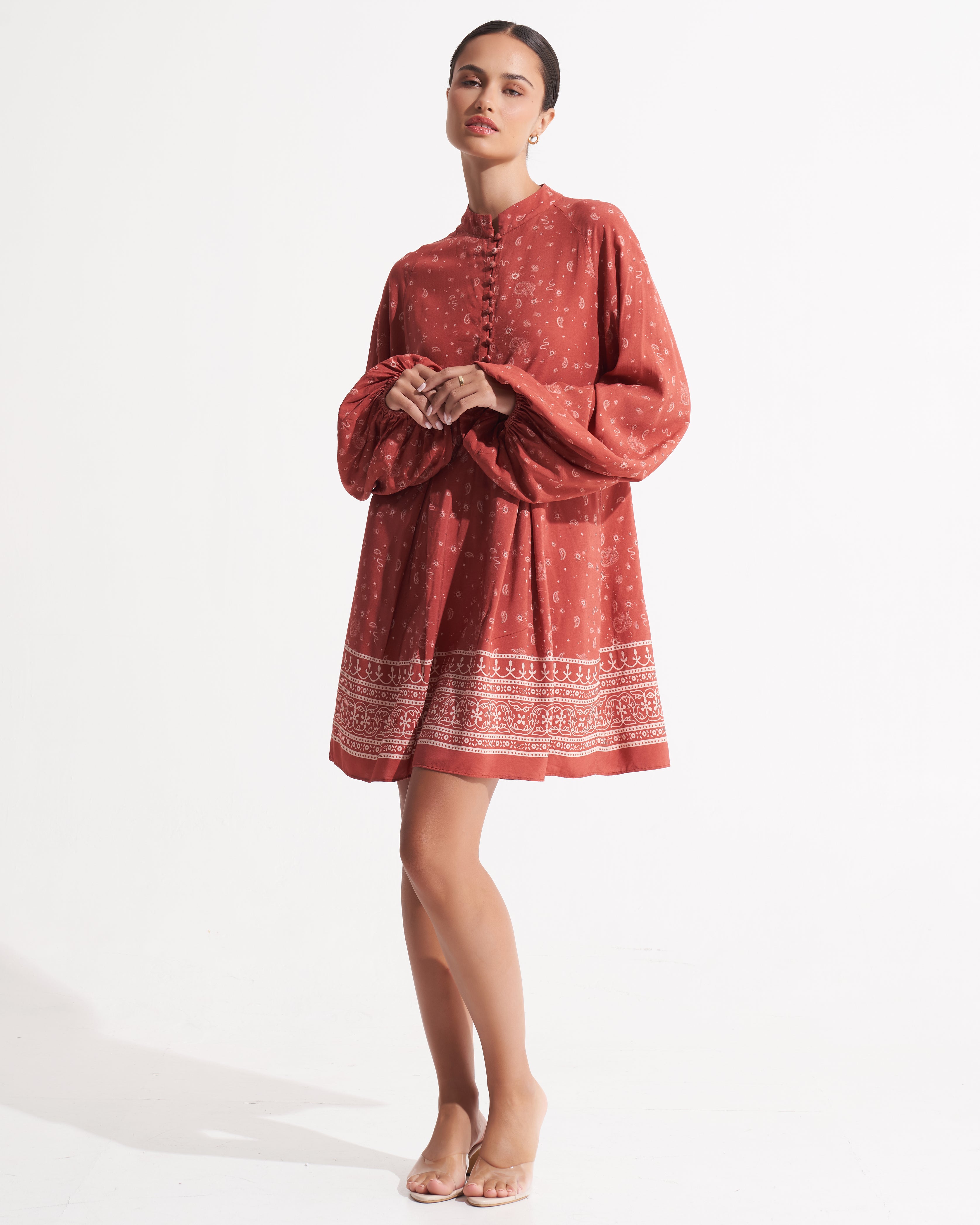 Hema Mini Dress Alegra Cinnabar