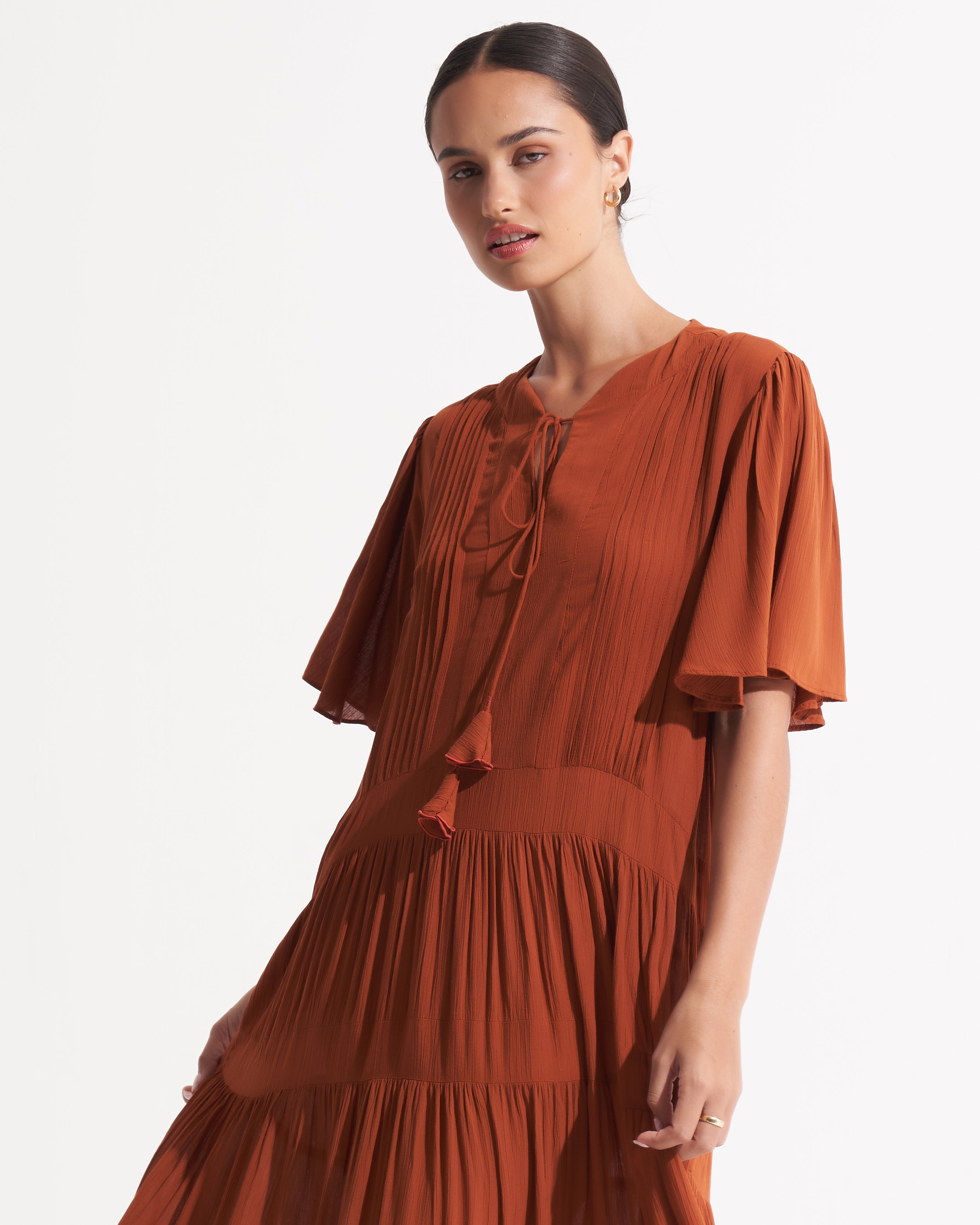 Ishana Maxi Dress Terracotta