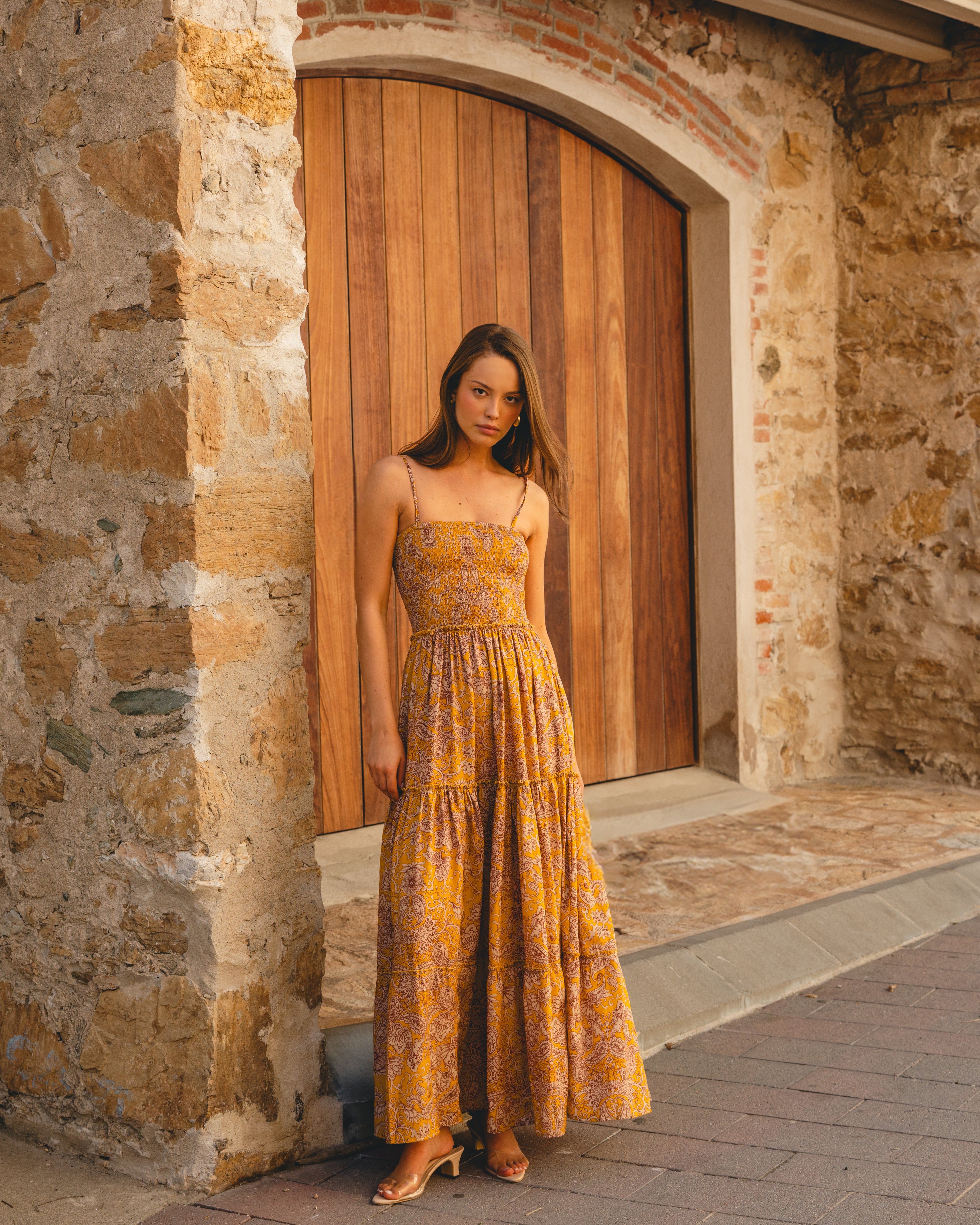 Neysa Maxi Dress Livia Saffron