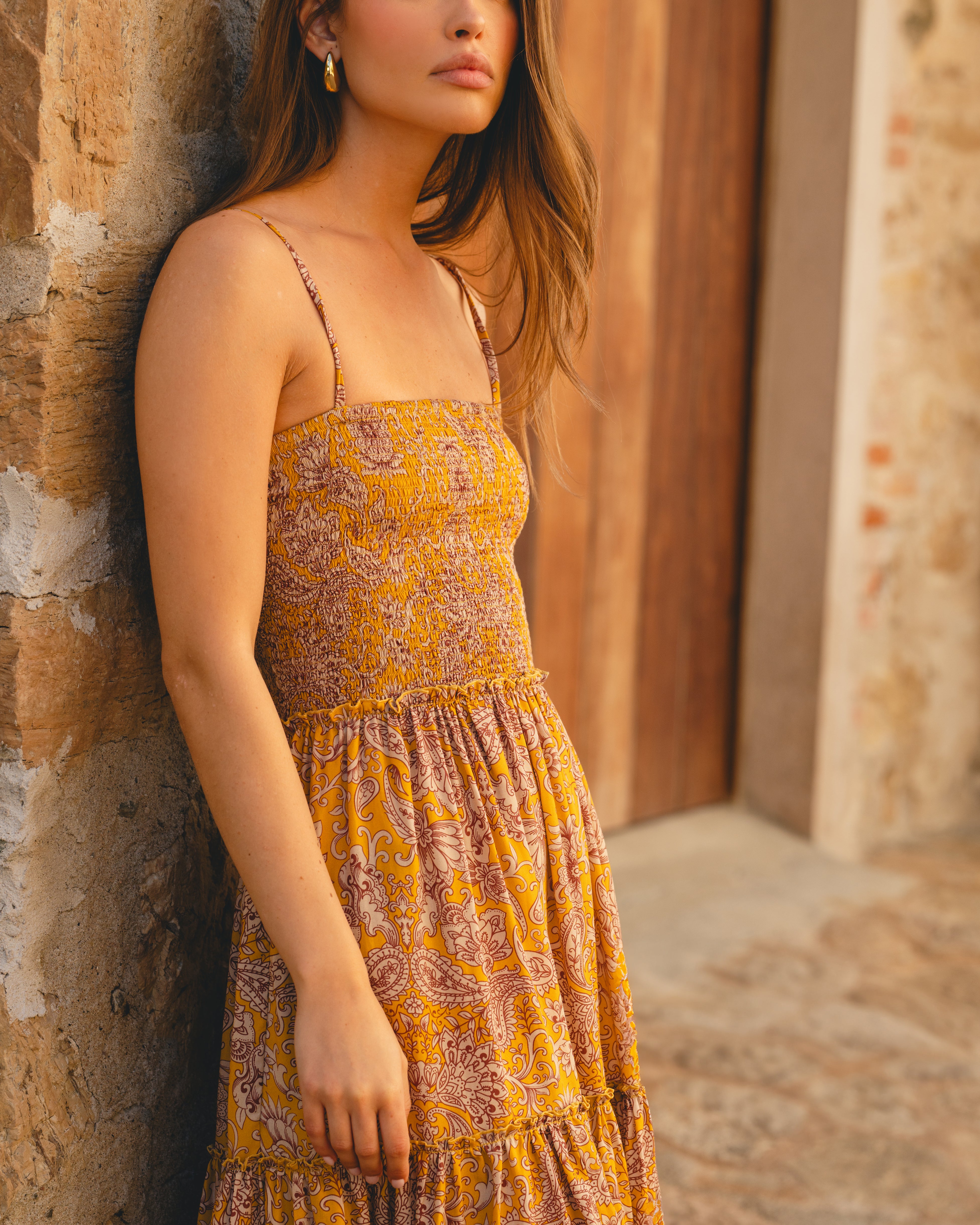 Neysa Maxi Dress Livia Saffron