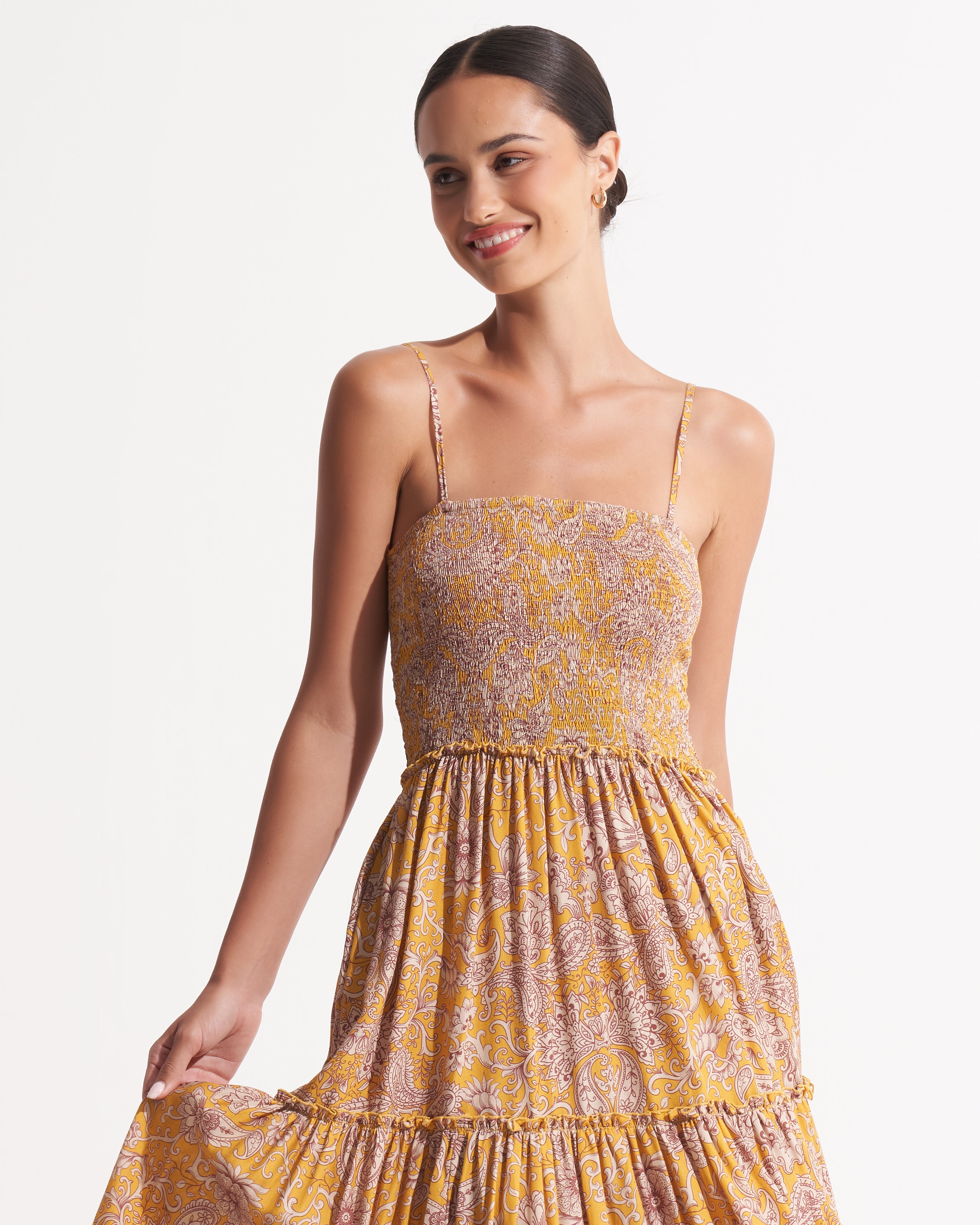 Neysa Maxi Dress Livia Saffron