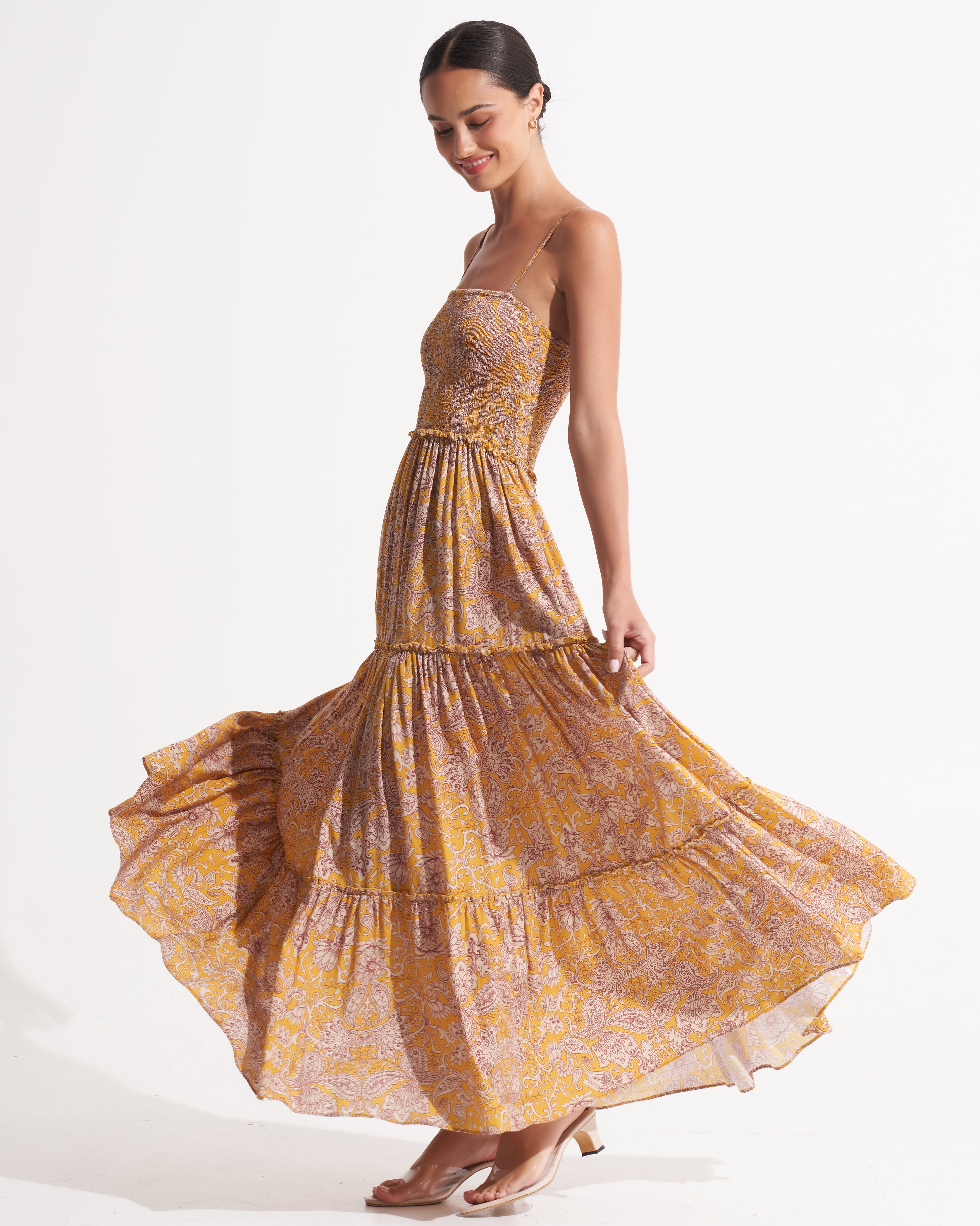 Neysa Maxi Dress Livia Saffron