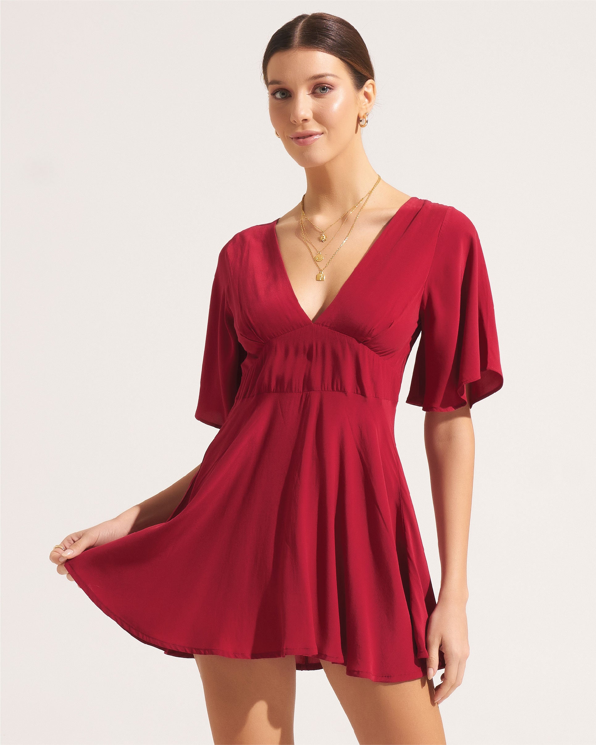 Zehra Mini Dress Red Candy