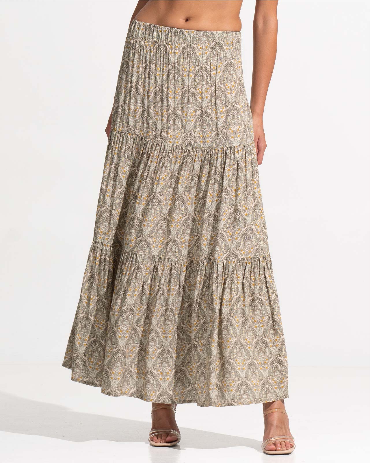 Morrato Maxi Skirt Estrella Maxi Skirt Primavera Parchment