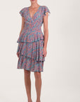 Darya Mini Dress Maizey Sapphire